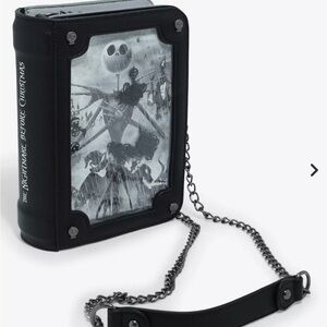 Nightmare Before Christmas Crossbody Bag with Chain Strap